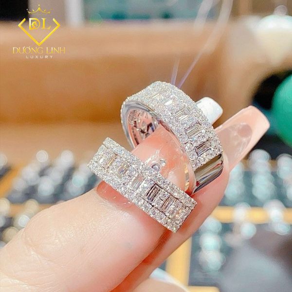 Nhẫn Cưới Cặp Kim Cương – N560